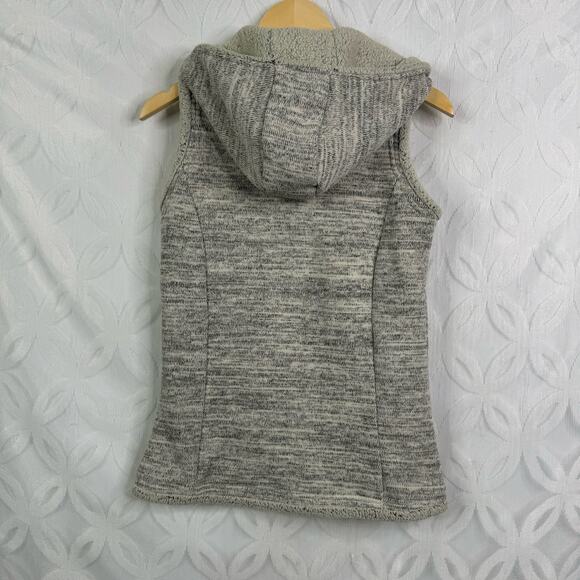 Kuhl Alaska Womens Hooded Zip Up Vest Cozy Soft Heathered Grey Size S - Picture 7 of 9
